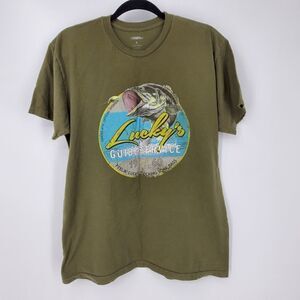 Gander Mnt Graphic Design T-Shirt " Lucky's Guide Service" Size L